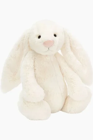 Large Bashful Cream Bunny Plush Toy Handmade