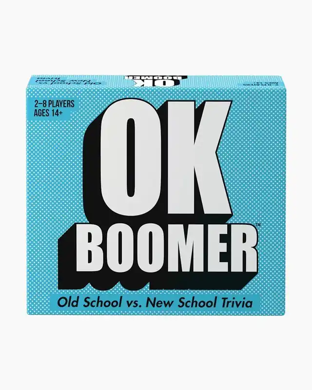 OK Boomer! Old School vs. New School Trivia Game Grab Now