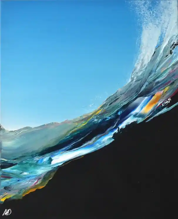 ▷ L'Eau Vive by Sophie Duplain, 2024 | Pigments Painting New Release