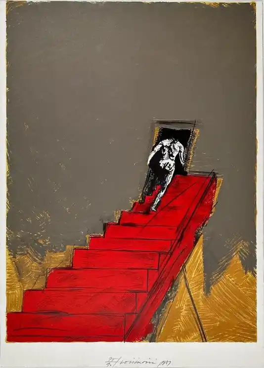 ▷ L'Homme qui marche by Vladimir Velickovic, 1989 | Lithographs Hot Deal