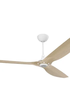 Haiku 84 inch White with Natural Bamboo Blades Ceiling Fan Bargain