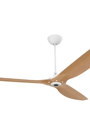 Seasonal Sale Haiku 84 inch White with Caramel Bamboo Blades Ceiling Fan