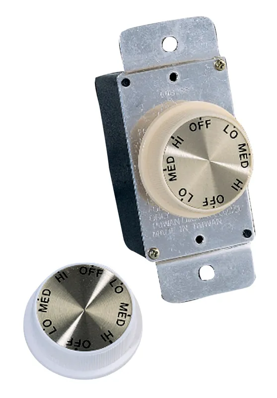 Special Offer Universal White Fan Wall Control, 3 Speed Rotary