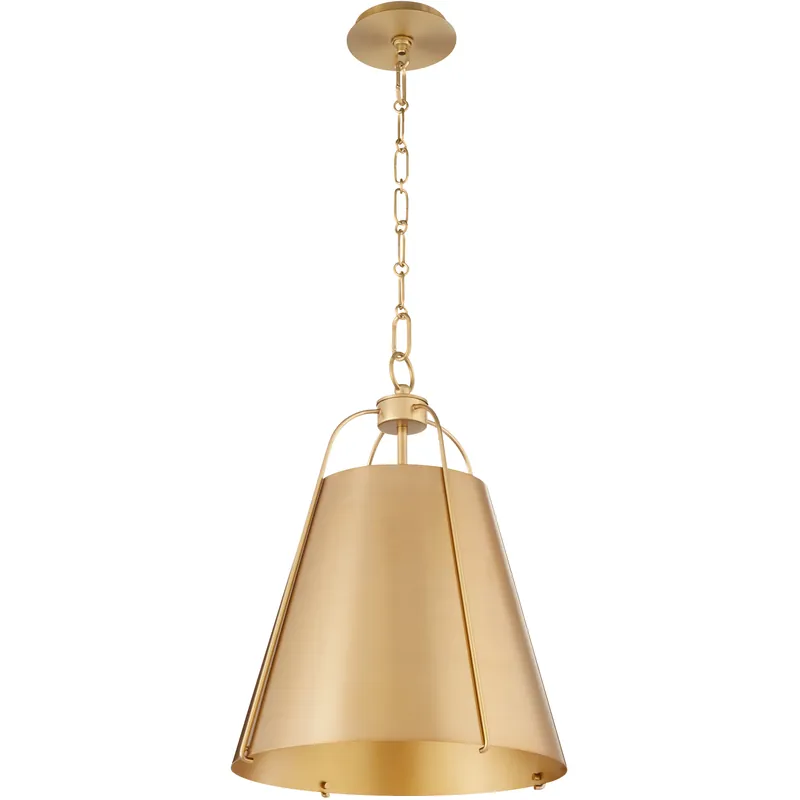 Jamie 1 Light 15 inch Aged Brass Pendant Ceiling Light Top Rated
