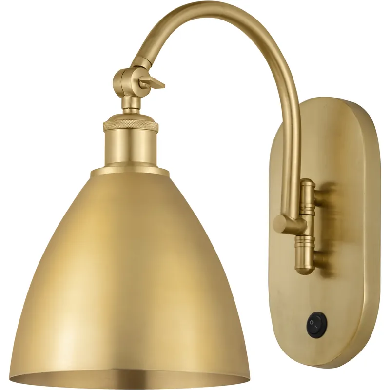 Ballston Dome 1 Light 8 inch Satin Gold Sconce Wall Light Bulk Order