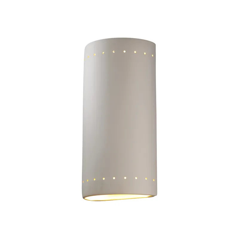 Ambiance LED 11 inch Celadon Green Crackle Wall Sconce Wall Light Exclusive