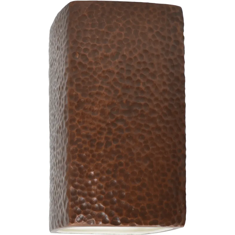 Best Choice Ambiance LED 5 inch Hammered Copper Wall Sconce Wall Light