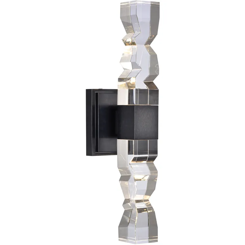 Mamadim 2 Light 4.5 inch Satin Brushed Black Wall Sconce Wall Light Special Discount