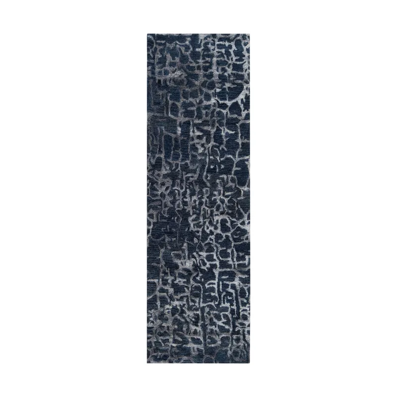 Trusted Brand Utica 96 X 30 inch Dark Blue Rug, Runner