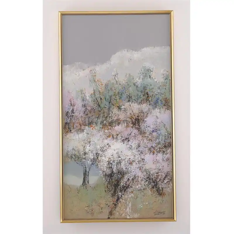 Brand New LM Zhou's Sylvan Stroll 60.75 X 33 inch Painting, I