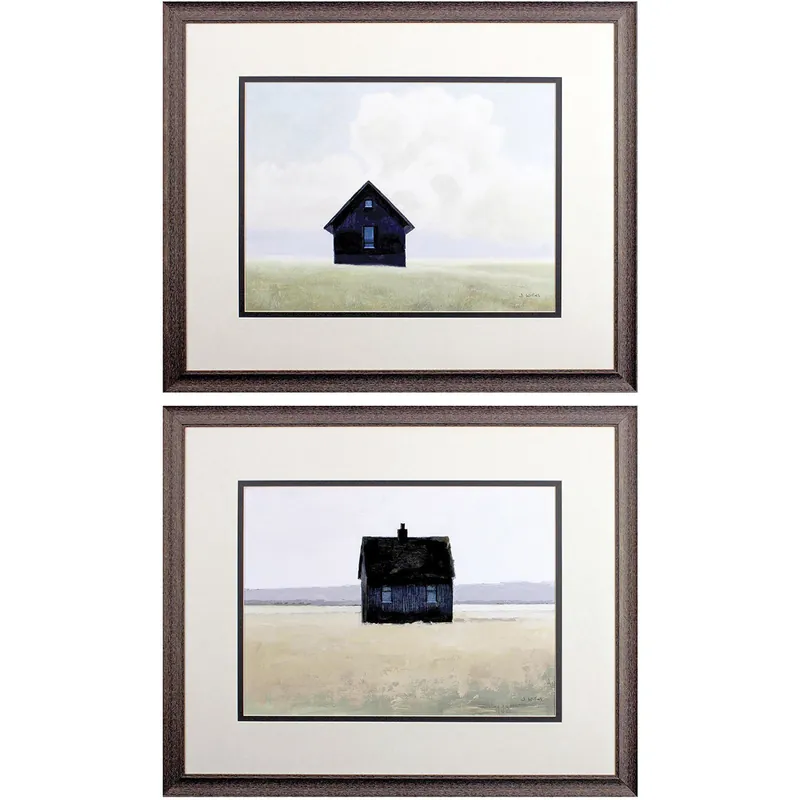 Place Order Farmhouse Green and Yellow and Blue and Neutral Framed Art, Propac