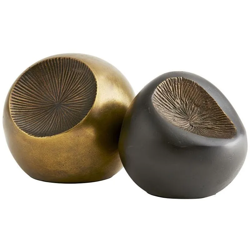 Viral Ida Antique Brass Sculptures, Set of 2