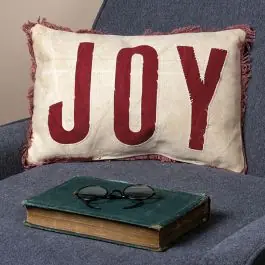 Canvas Joy Accent Pillow Direct From Manufacturer