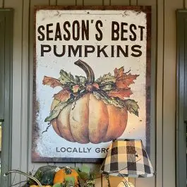 Seasons Best Pumpkins Canvas Wall Art Hot Deal