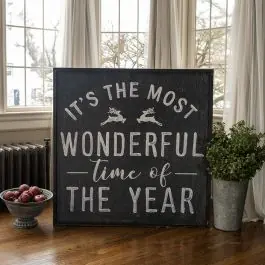 Most Wonderful Time of The Year Metal Sign Discount