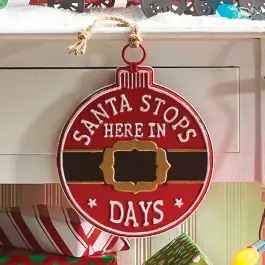 High Quality Large Christmas Countdown Ornament