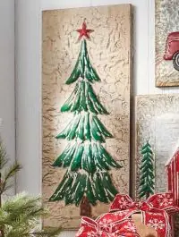 Buy Direct Christmas Tree Wall Plaque