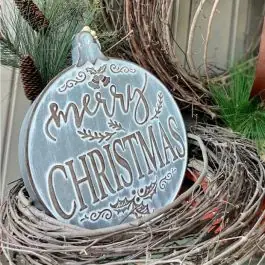 Rustic Merry Christmas Ornament Wall Decor Set of 3 Viral
